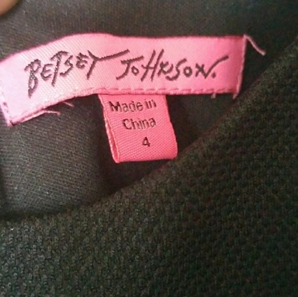 Betsey Johnson Whimsigoth Witchy Classy Cut Out Sleeveless Black Dress size 4 - Picture 3 of 8